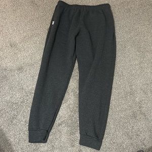 Men’s Russel Athletic gray fleece joggers, Size Large